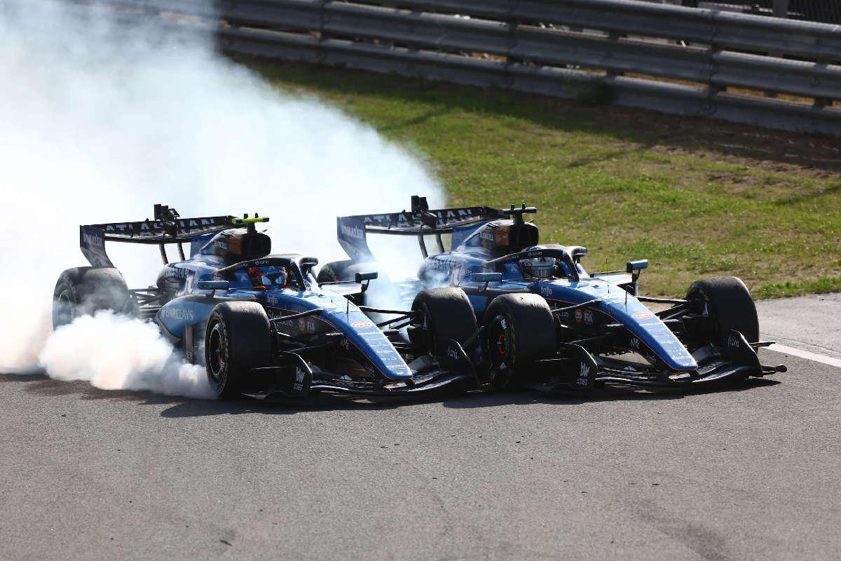 Sainz asume la culpa por el incidente con Albon en el GP de Países Bajos: "Lo siento"