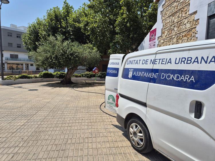 Ondara treballa en la recuperació de la normalitat després de les Festes de Sant Jaume amb un ampli dispositiu de neteja i restitució dels espais públics.