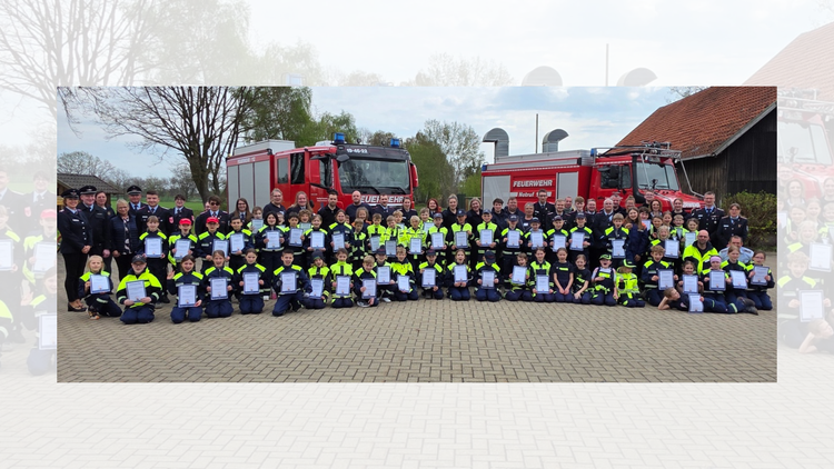 65 Kinder meistern Brandfloh-Abnahme in Müden