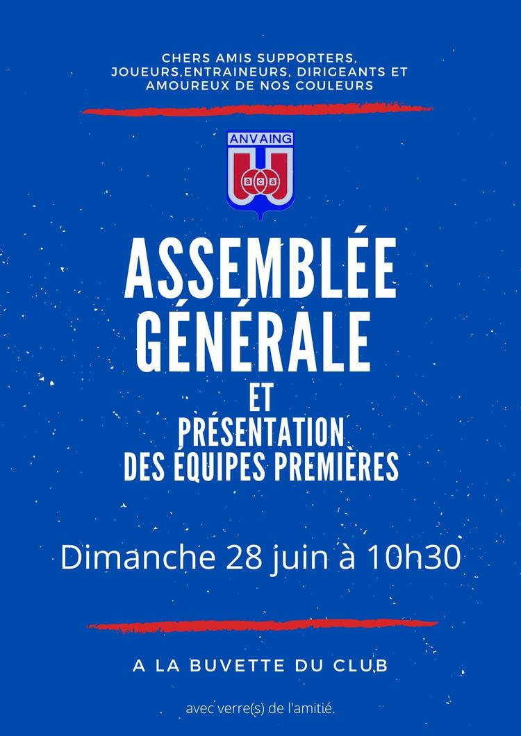 Assemblée générale et présentation des équipes.