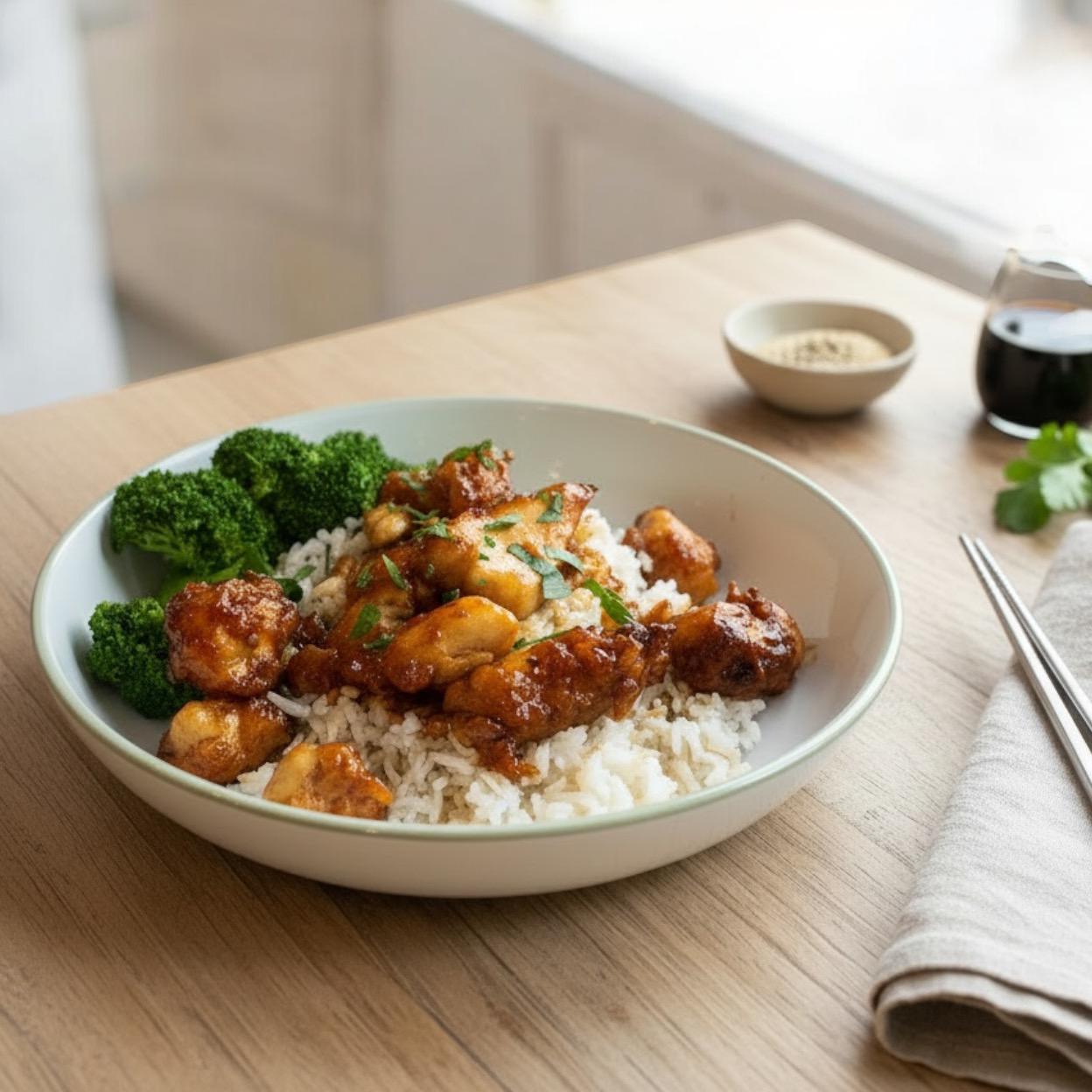 Crispy Honey Butter Chicken Bowl