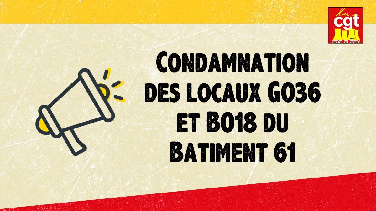 DGI Amiante - Condamnation du Bâtiment 61