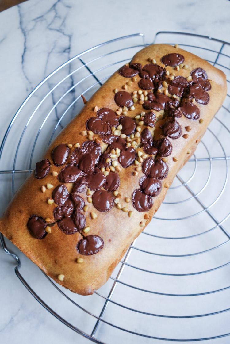 Banana bread aux pépites de chocolat