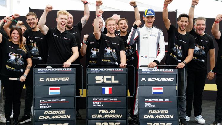 Chester Kieffer se corona campeón de debutantes de la Supercup en el triplete de Schumacher CLRT