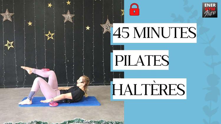 Pilates avec 2 haltères 