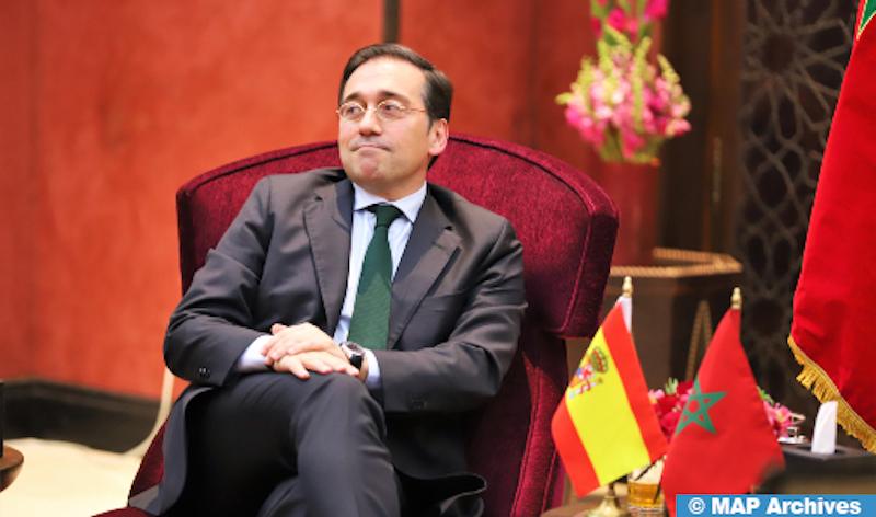 José Manuel Albares, qualifie le bilan de la coopération bilatérale entre le Maroc et l'Espagne de "très positif"