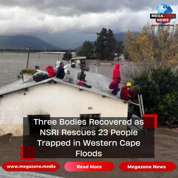 Three Bodies Recovered as NSRI Rescues 23 People Trapped in Western Cape Floods