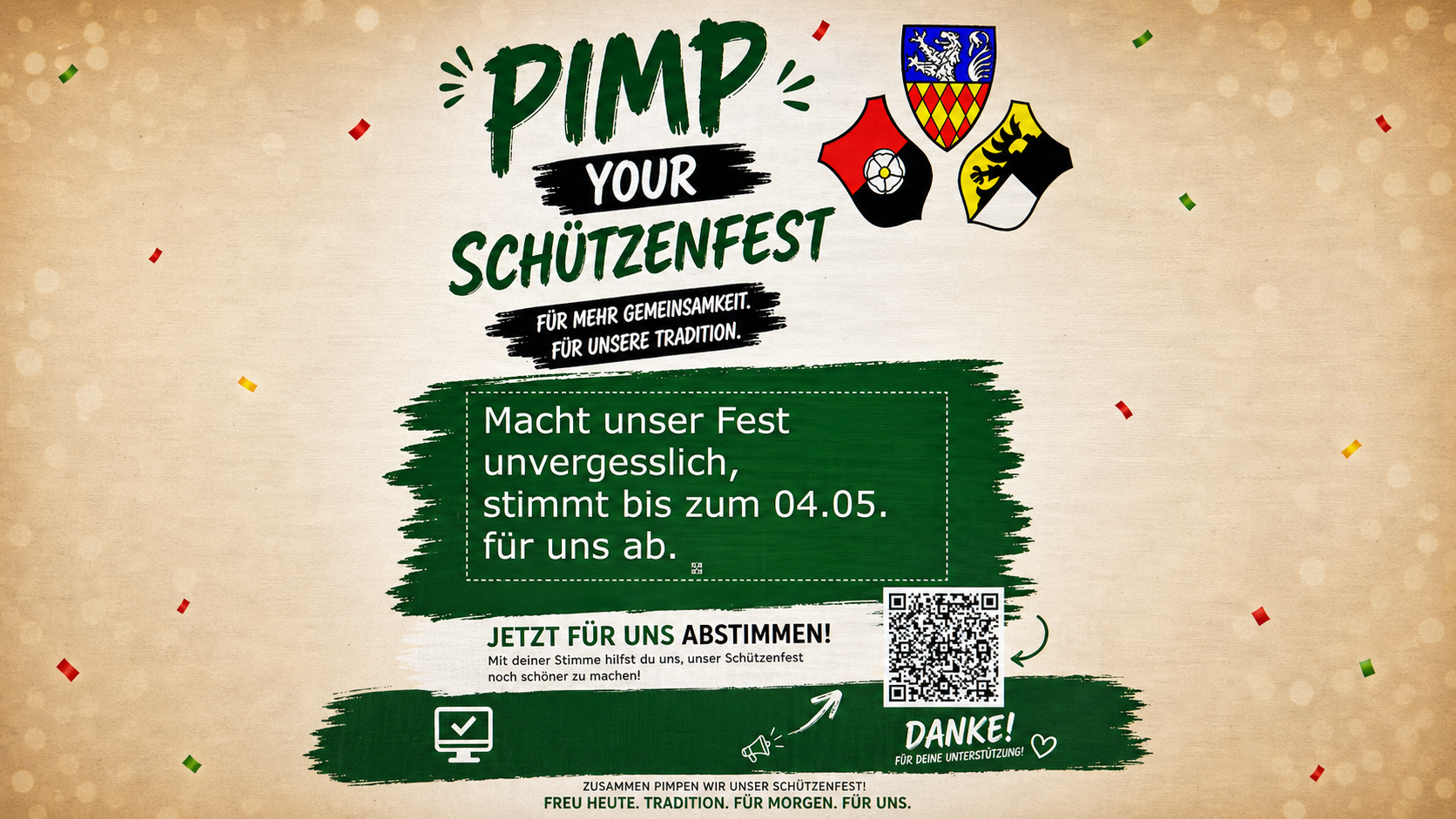 Unterstützt das Schützenfest Müden-Dieckhorst mit eurer Stimme!