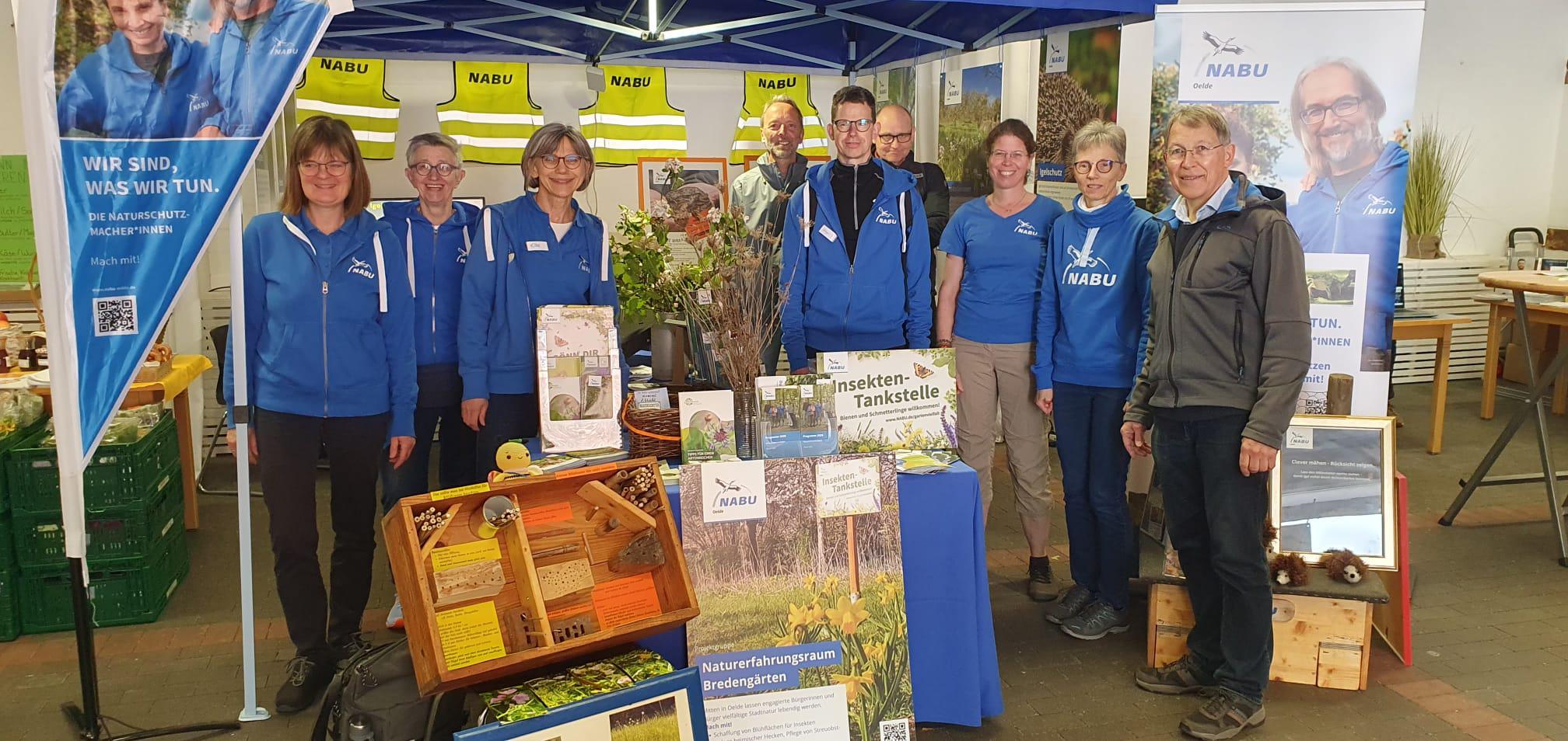 NABU Oelde am Stand auf dem 2. Nachhaltigkeitstag 