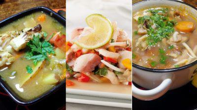 Nous célébrons la journée de la cuisine chilienne avec trois plats de mer et de soleil