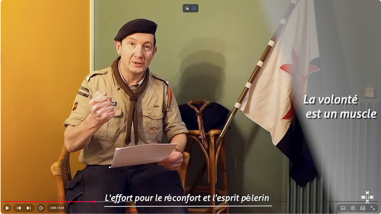 Faire grandir: l'effort pour le réconfort et l'esprit pélerin