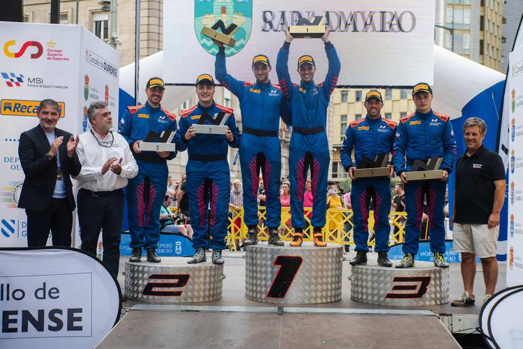 Triplete de Adrián Vázquez en el Rallye de Ourense