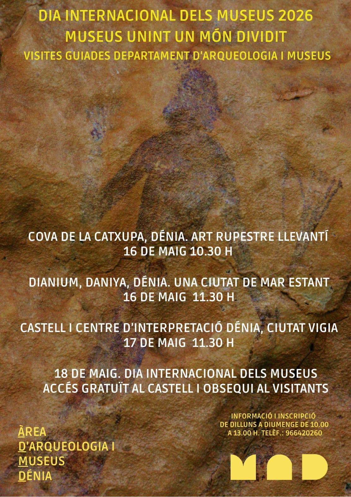 Dénia celebra el Día Internacional de los Museos con visitas guiadas a sus espacios patrimoniales más destacados