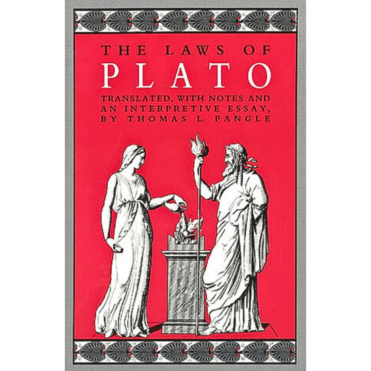 Sampul The Laws of Plato