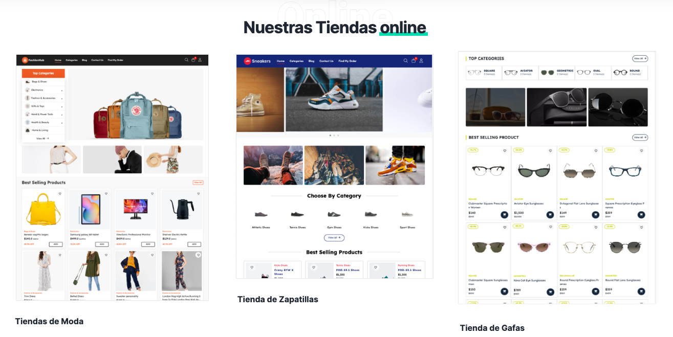 Tiendas Ecommerce