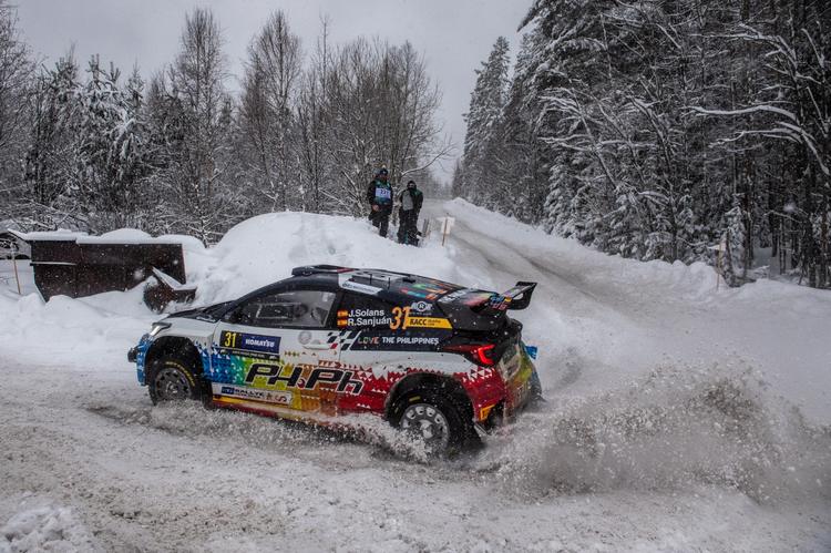 Jan Solans marca su primer scratch con el Toyota GR Yaris Rally2 y Roberto Blach evoluciona en la nieve