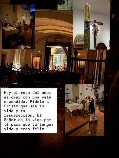 Hoy el reto del amor es orar con una vela encendida