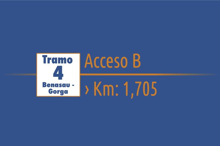 Tramo 4 › Benasau - Gorga  › Acceso B