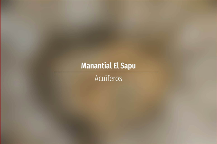 Manantial El Sapu