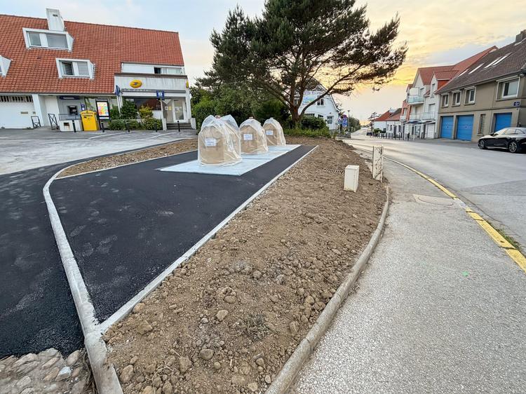 Emplacements des containers sur Wissant