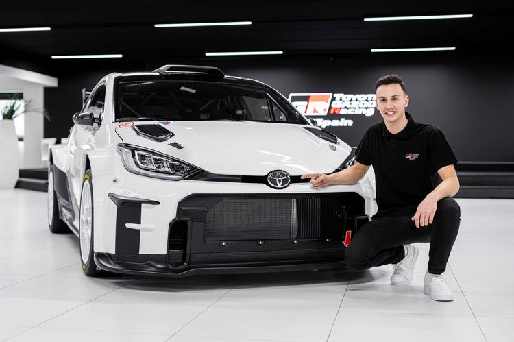 Alejandro Cachón, nuevo piloto oficial de Toyota España