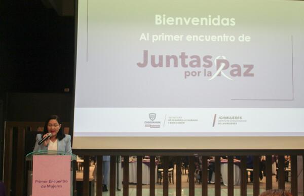 Realiza Estado primer encuentro de Mujeres “Juntas Por La Paz” para capacitación de funcionarias