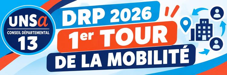 Résultats 1er tour interne de mobilité DRP 2026