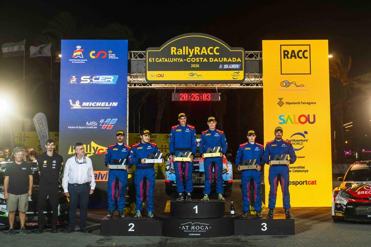 Adrián Blanco gana en Salou y se corona campeón de la Copa Hyundai i20N Rallye