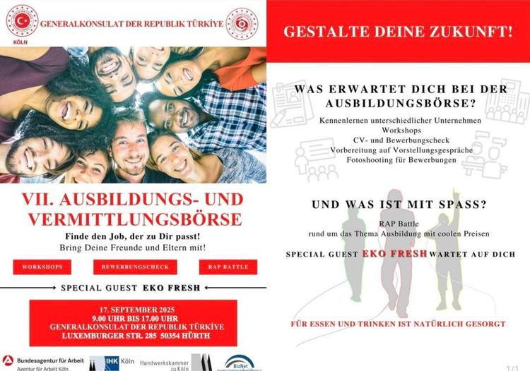 VII. Meslek Eğitim Borsası – Köln, 17 Eylül 2025
