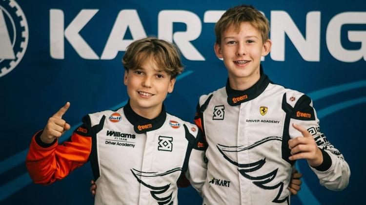 Noah Baglin y Will Green se coronan campeones europeos de karting en Kristianstad