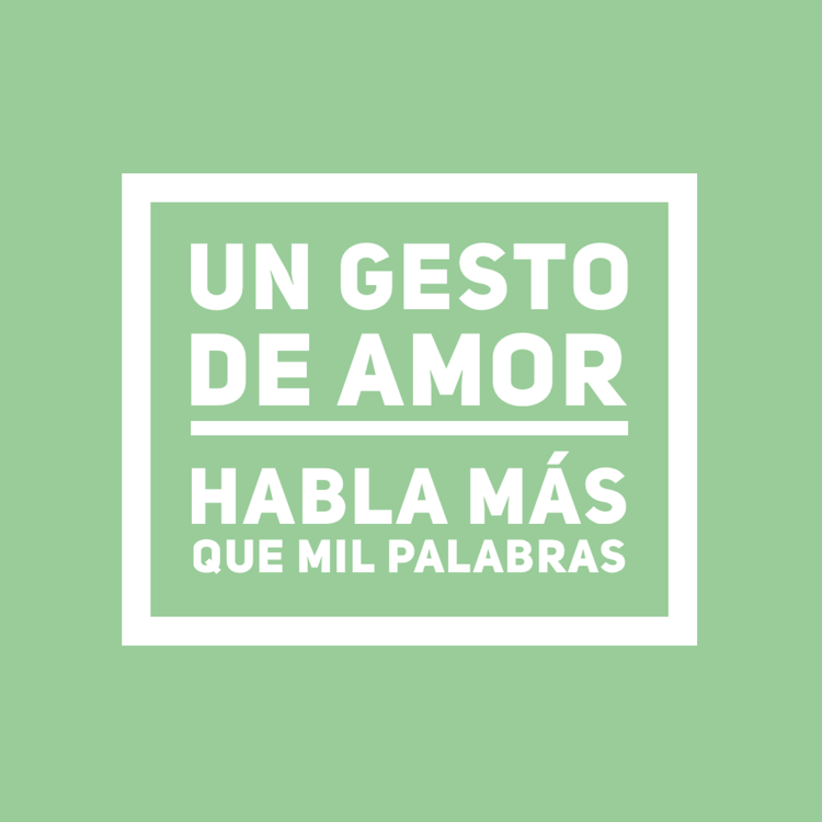 Hoy el reto del amor es hacer algo sencillo que evangelice, que transmita el amor de Cristo