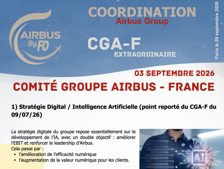CR du Comité Groupe Airbus – France