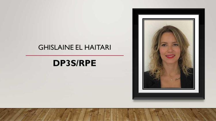 Ghizlane EL HAITARI (DP3SE/RPE)