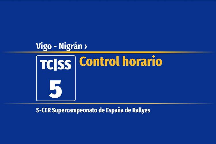 Tramo 5 &nbsp;›&nbsp; Vigo - Nigrán | Control horario