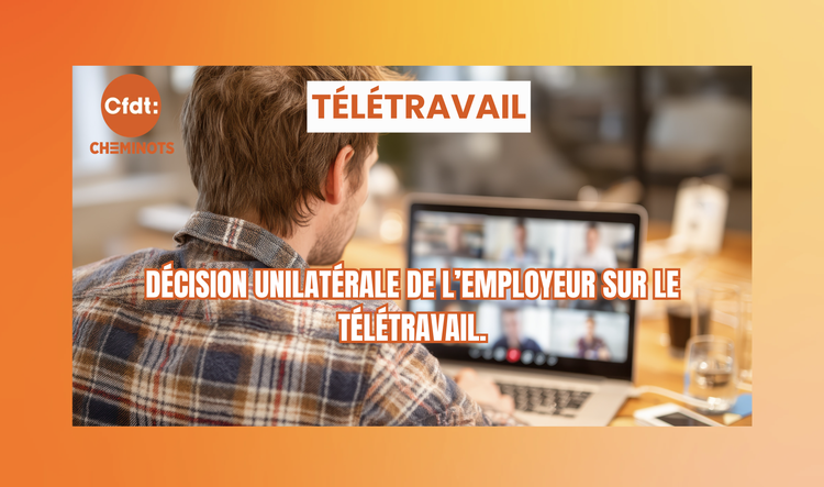 Info CFDT - Télétravail