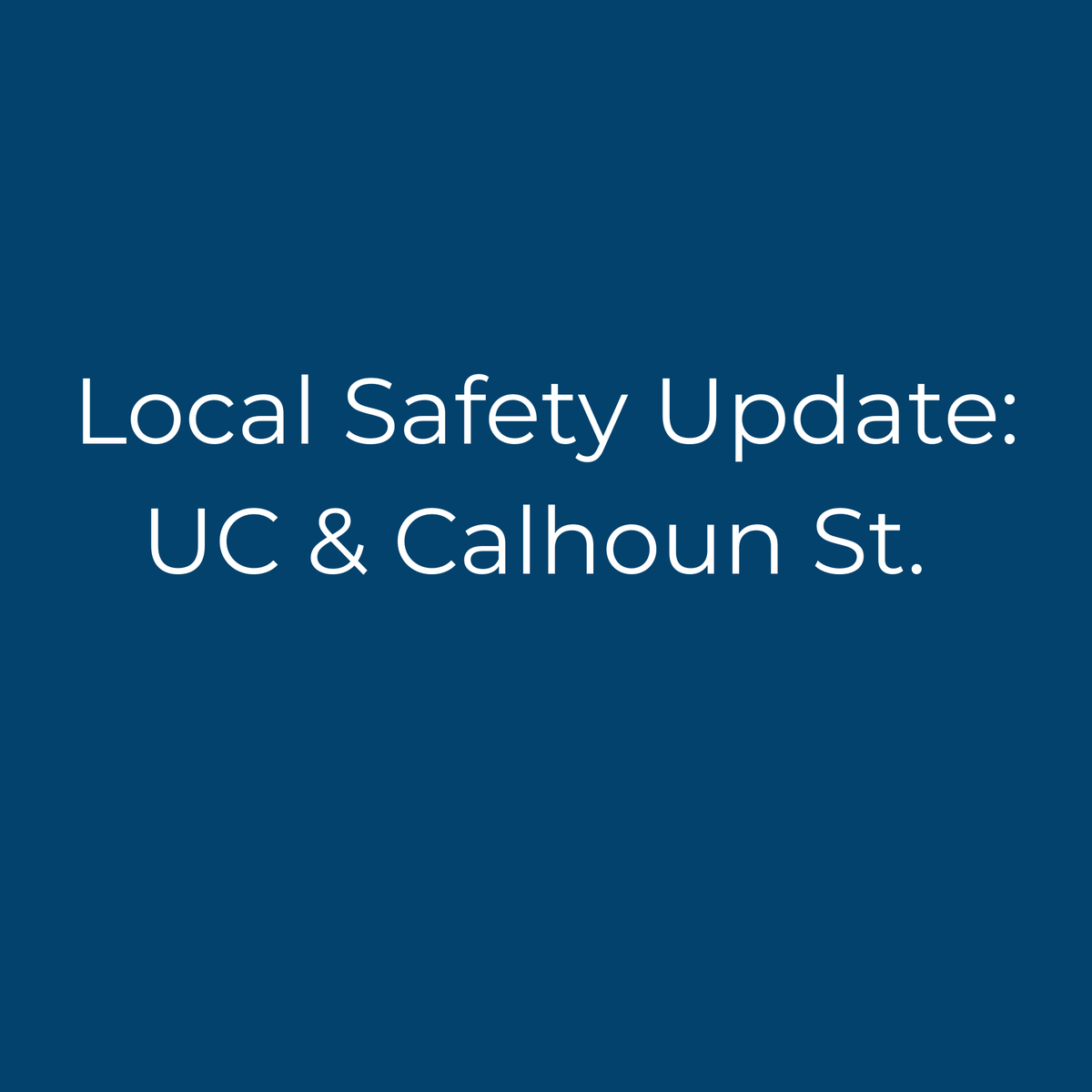 Enhanced Security Measures and Barricades Implemented Near UC Campus