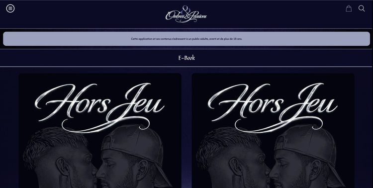 Ombres & Passion - Peter : "Boutique e-book & livres + Pack publication personnalisé"