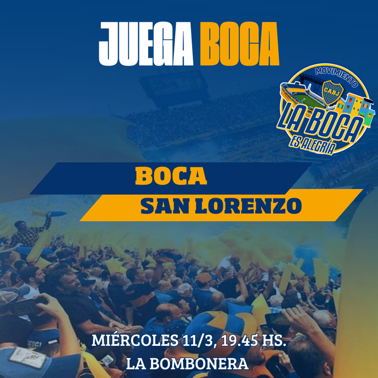 Hoy juega Boca 🔵🟡🔵