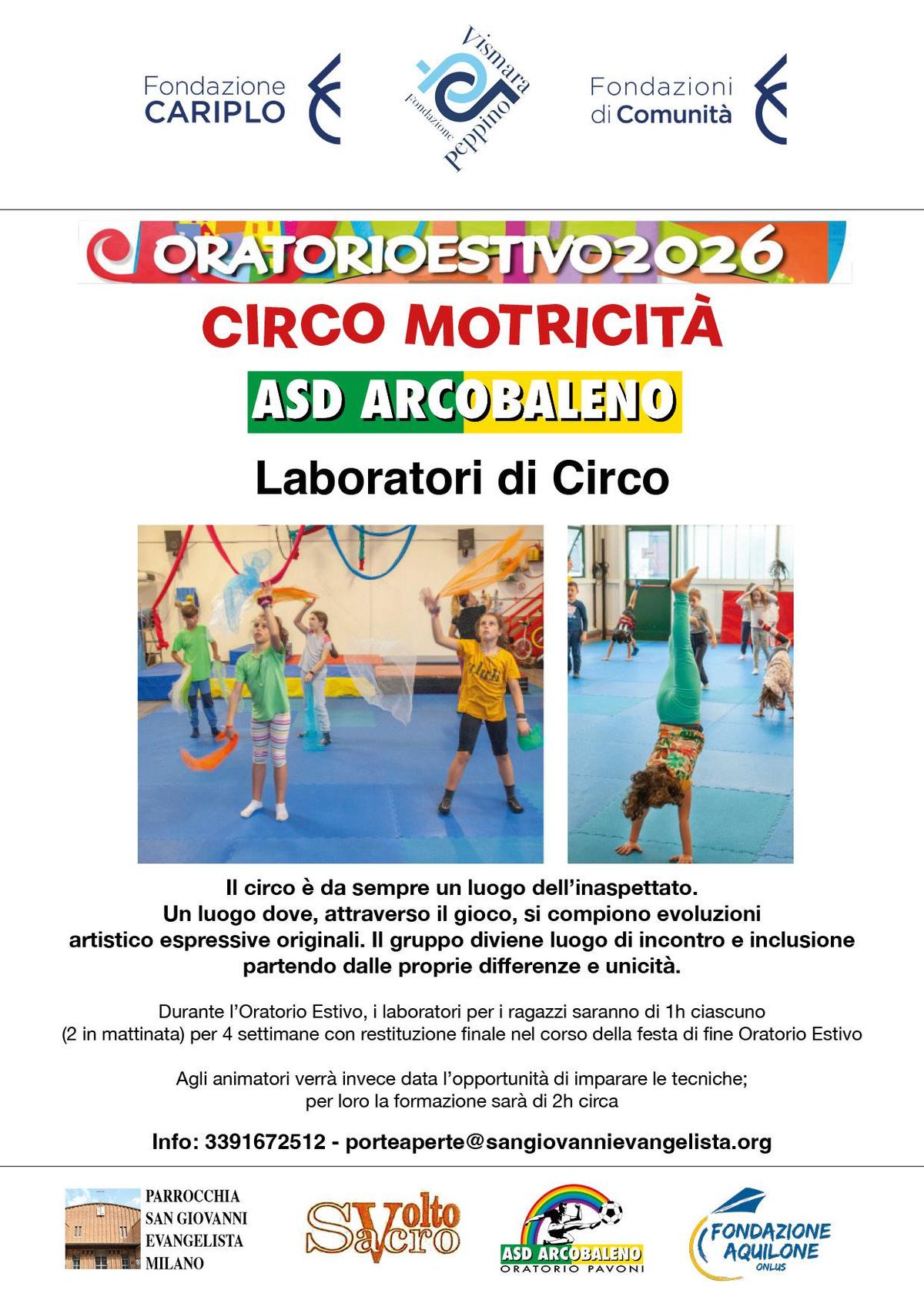10 Giugno: iniziano i Laboratori
