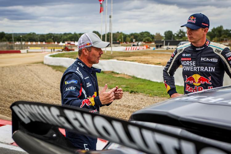 FIA Euro RX : Kristoffersson et Loeb renouent avec leur rivalité à Lohéac
