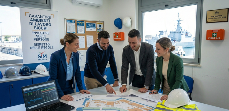 Anche SIM Marina celebra la Giornata Mondiale sulla Sicurezza nei Luoghi di Lavoro