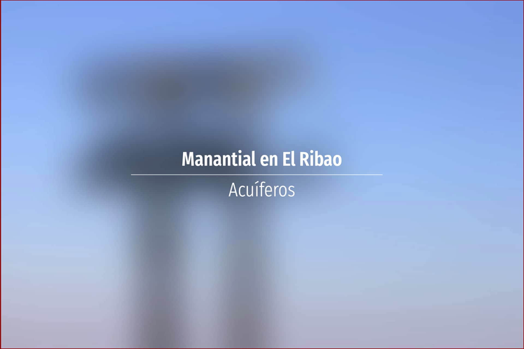 Manantial en El Ribao