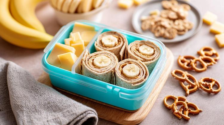 Peanut Butter & Banana Roll-Up