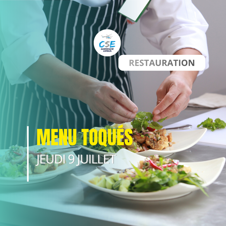 Les Menus Toqués sont de retour ce jeudi 9 juillet !