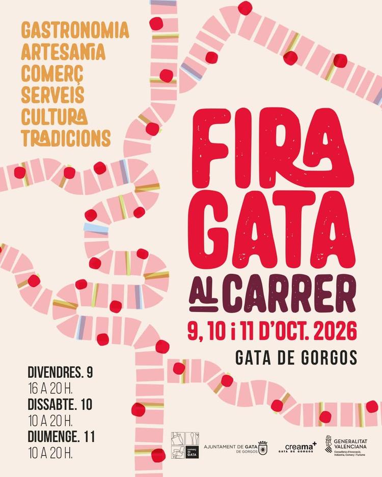 Gata se llena de vida este fin de semana con la XXI Fira Gata al Carrer