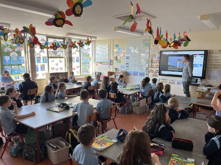 Visit from Andy Mullins 