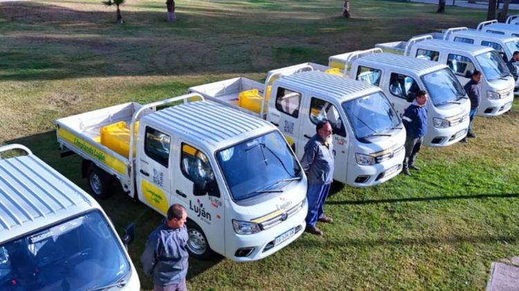 Luján de Cuyo fortalece sus servicios públicos con una nueva flota de vehículos