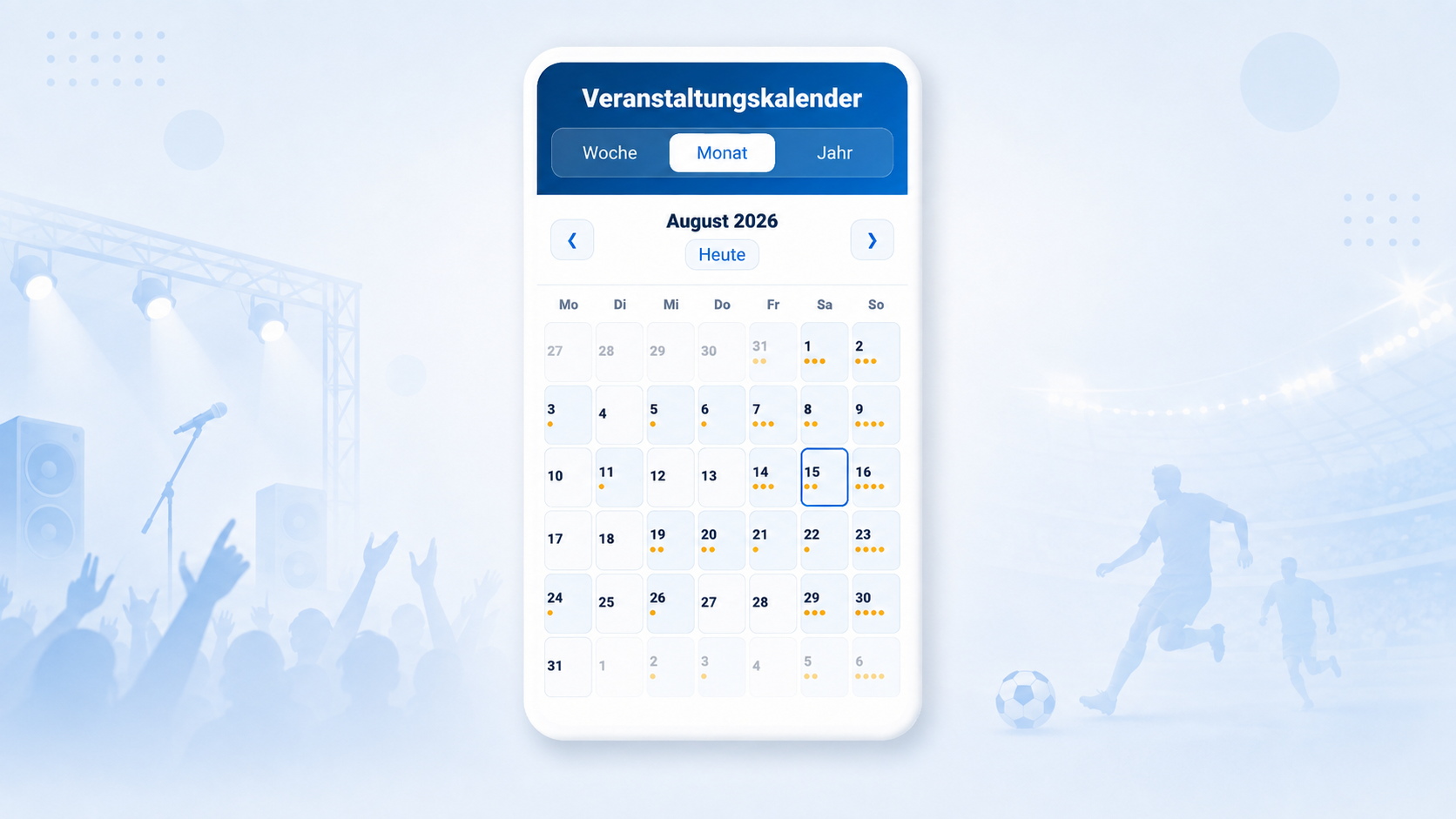 Neu in der MeinersenApp: Unser Veranstaltungskalender
