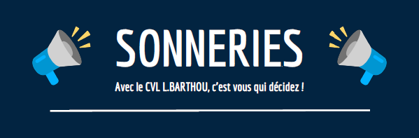 CVL L. Barthou - Vote pour les sonneries du lycée !