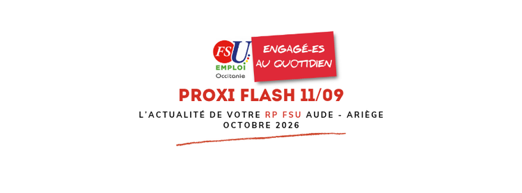 Proxi Flash 11/09 OCTOBRE 2026